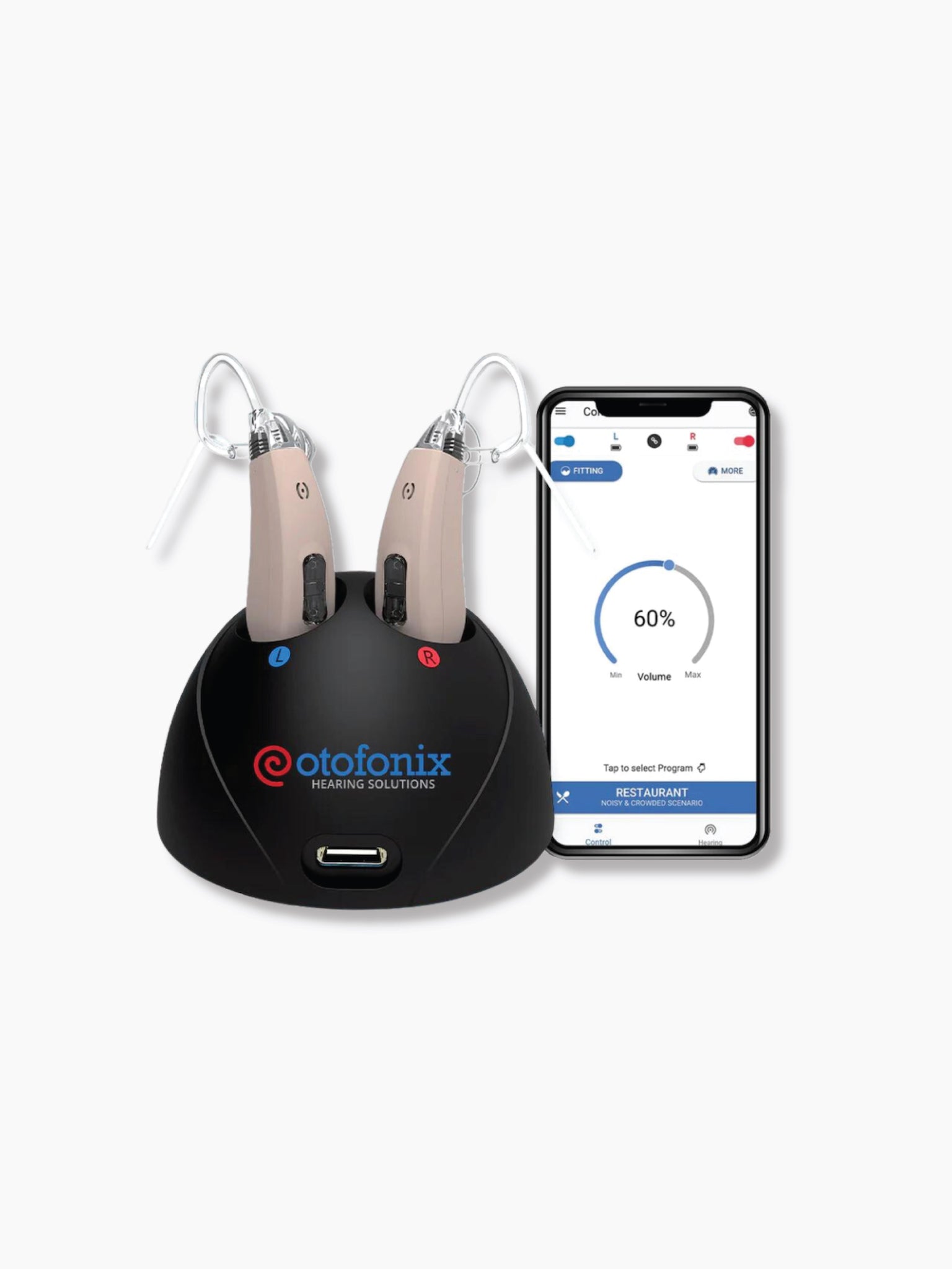 Otofonix Groove Rechargeable Bluetooth Hearing Aids