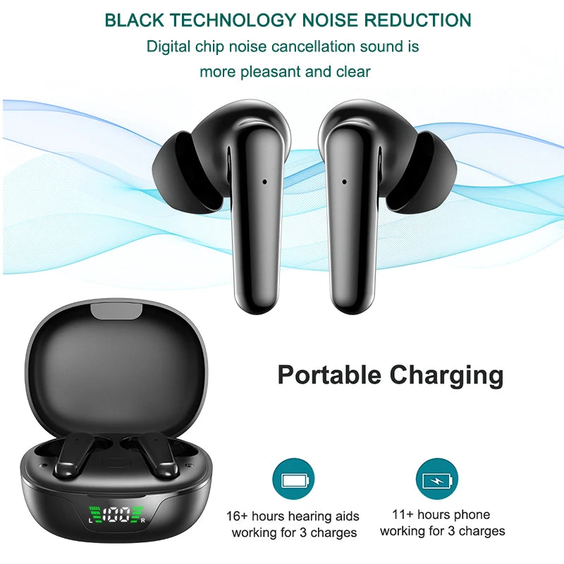 ClearSound Digital hearing amplifier with charging case