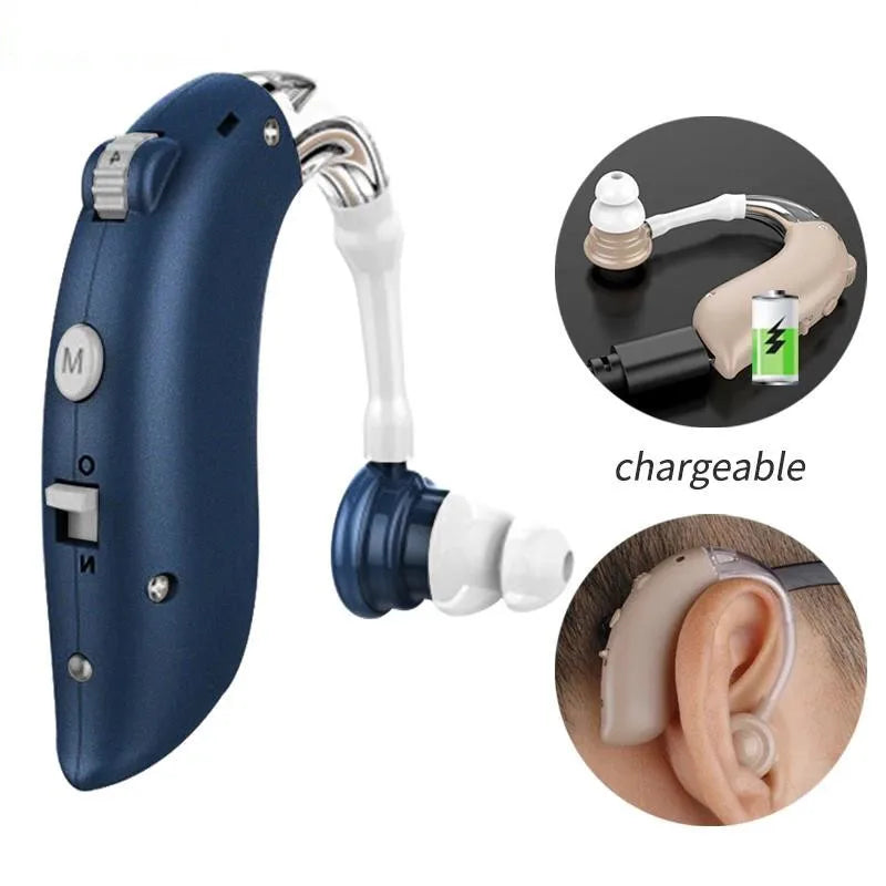 ClearSound ITE hearing amplifier with charging case