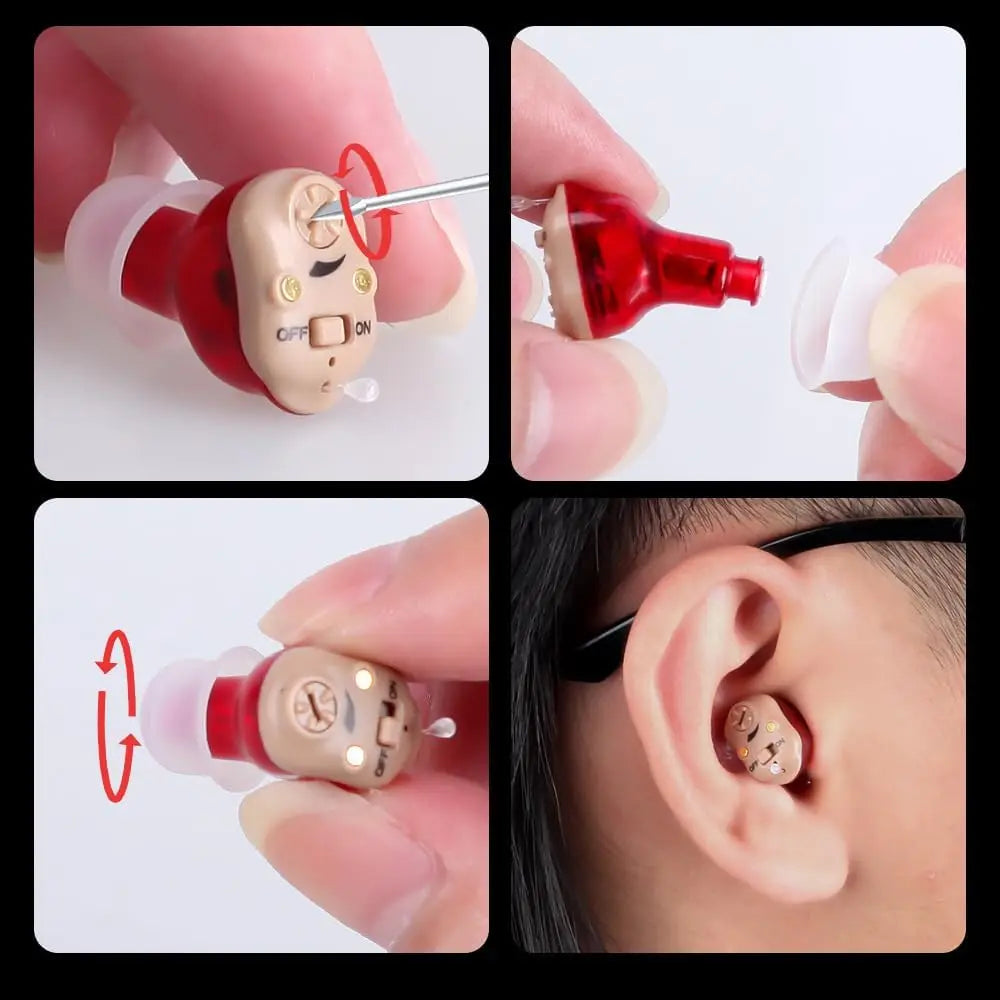 ClearSound Elite BTE hearing amplifier close-up
