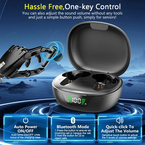 ClearSound Bluetooth PSAP rechargeable behind-the-ear