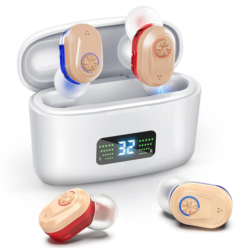 ClearSound Display hearing amplifier with LED battery indicator